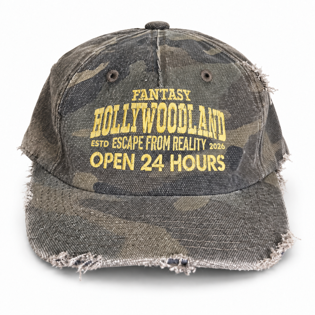 "Distressed Camo" Hat